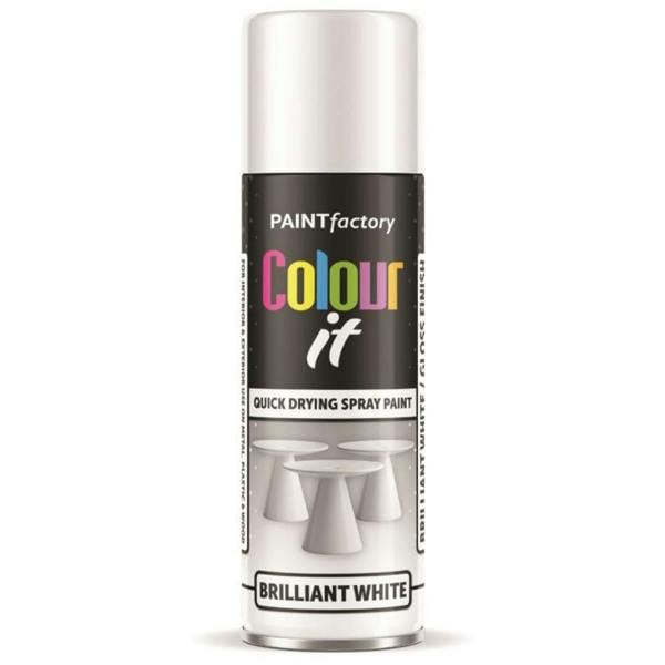 Paint Factory White Gloss Spray Paint 250ml