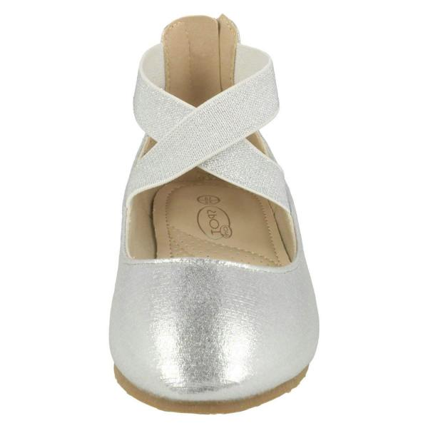 Spot On Girls Spot On Crossed Strap Ballerinas
