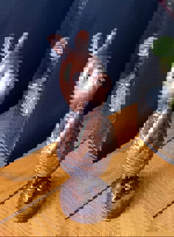 Inspirational Gifting Piglet Garden Sculpture Ornament Decor