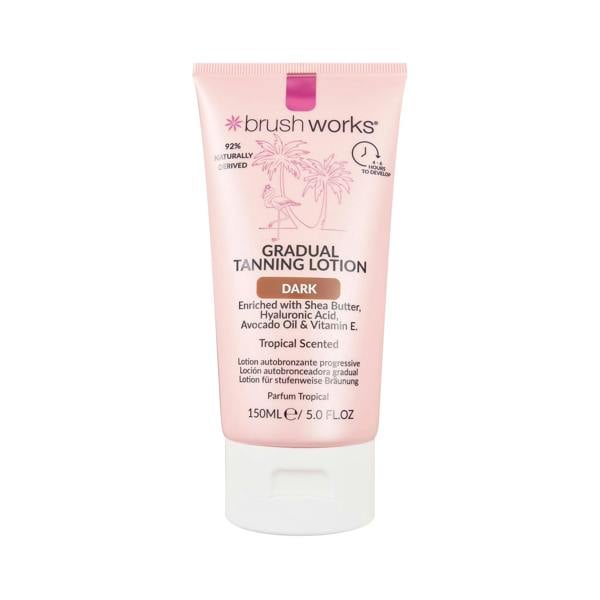 Brushworks Gradual Tanning Lotion Dark - 150ml