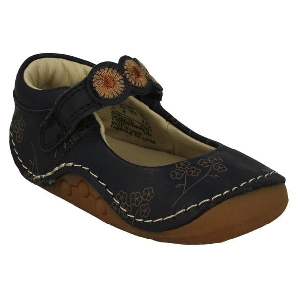 Clarks Girls Clarks Flower Detailed Mary Jane Shoes Tiny Flora T