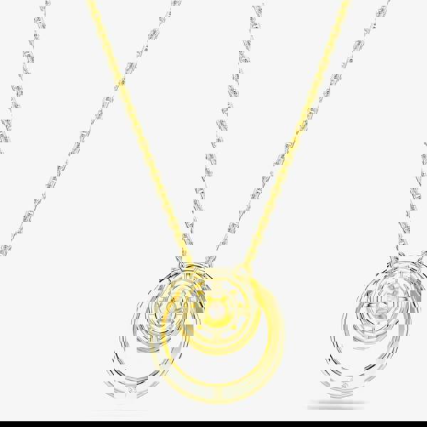 Swarovski Hyperbola Gold Tone Plated Dancing Stone Necklace 5738248