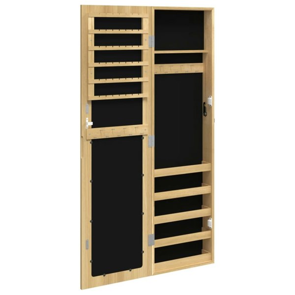 Berkfield Mirror Jewellery Cabinet Wall Mounted 30x8.5x106 cm