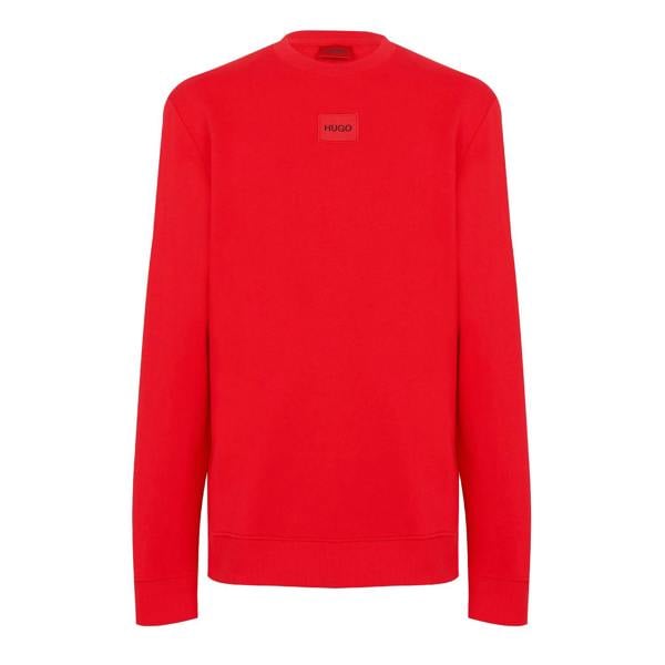 Hugo Mens Diragol Crew Neck Sweatshirt - Red - 