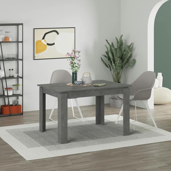 Decortie Tolmen Dining Table Rectangular Extendable Table for 4 Seater Contemporary Kitchen Table 120Wcm Living Room