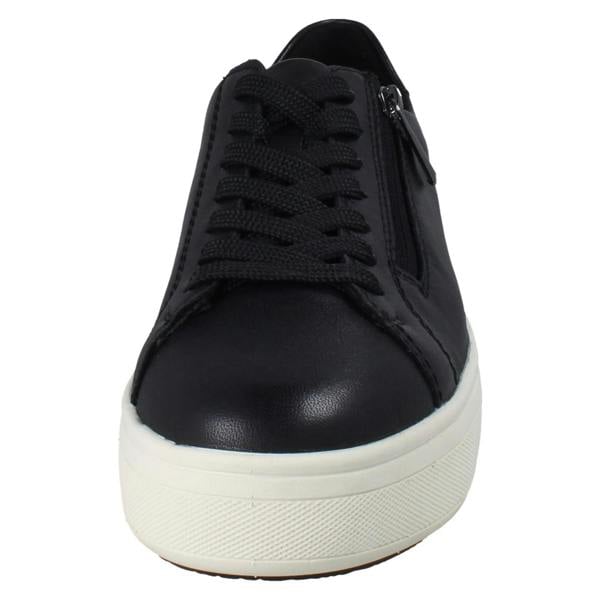 Rieker Womens Rieker Platform Lace Up Trainers With Side Zip M7701