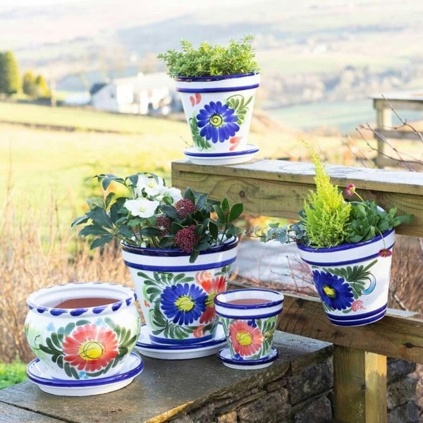 Floral Plant Pots-1