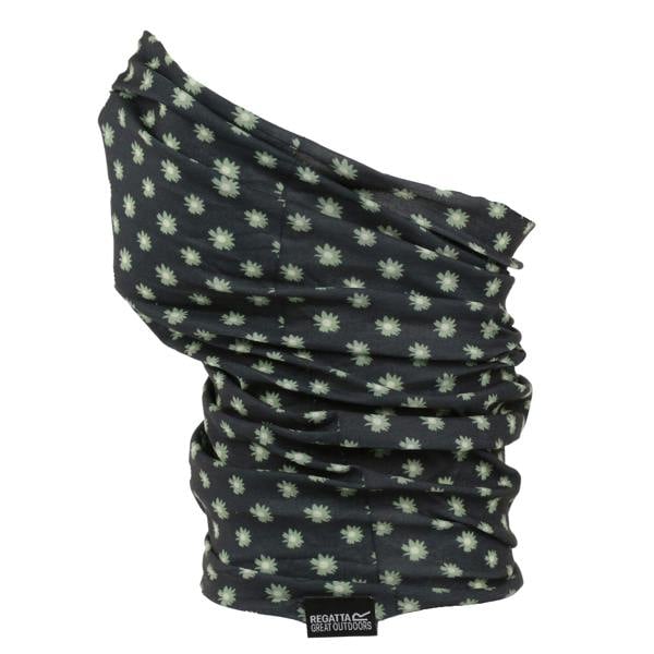 Regatta Kids Multitube Ditsy Print Neck Warmer - Darkest Spruce