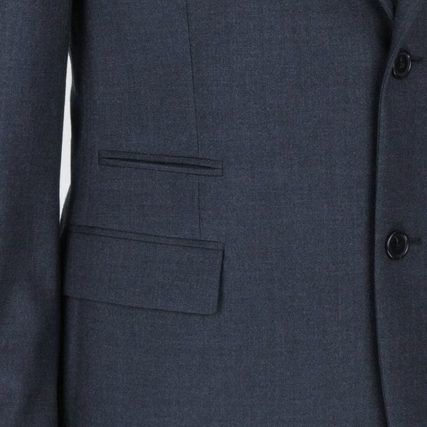 Stella McCartney tailored-fit blazer in a slate blue tone