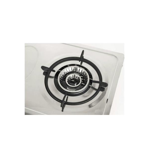 Gas stove burner on a white background