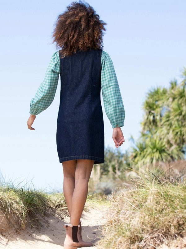Kite Organic Purewell Denim Pinafore Dress