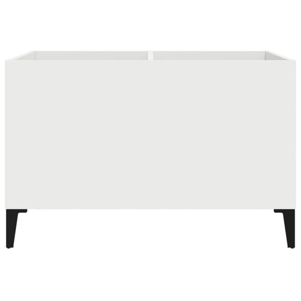 Berkfield Record Cabinet White 74.5x38x48 cm Engineered Wood