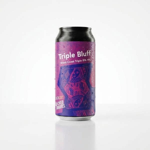Blackout Brewing Triple Bluff DDH WC TIPA (Collab with Wicked Barrel) 22P 1x440ml