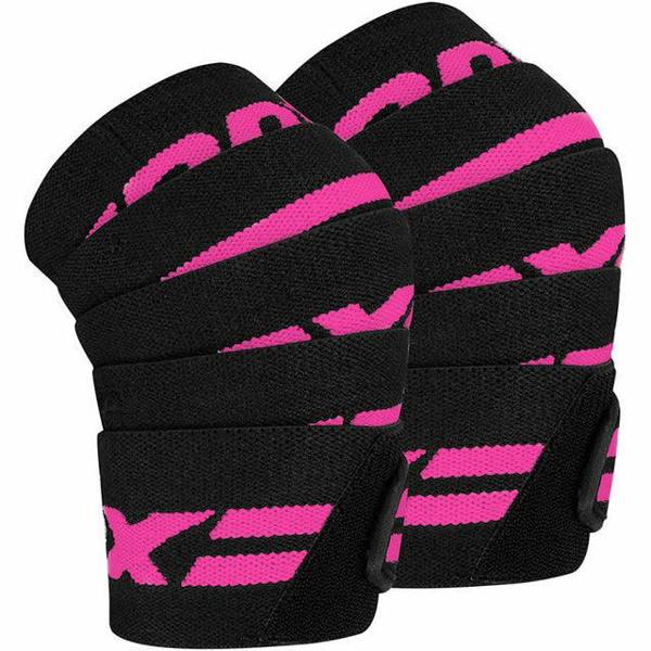 RDX Sports GYM KNEE WRAP PINK PRO