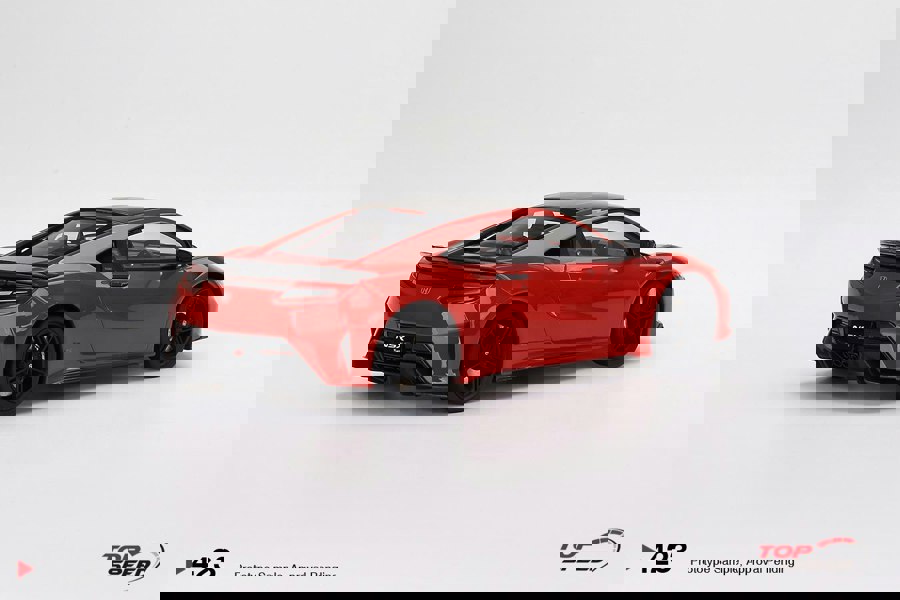 TSM Honda NSX Type S 2022 130R Curva Red 1:18 TSM TS0423