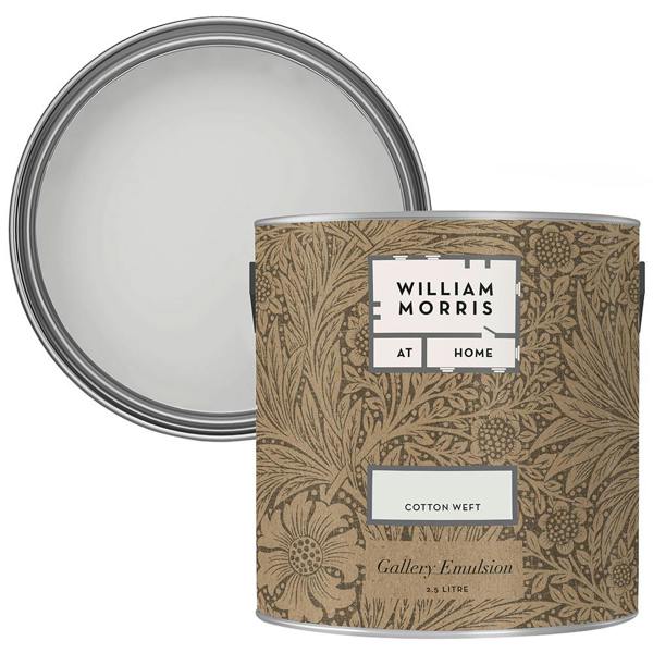 William Morris At Home Cotton Weft Gallery Emulsion 2.5L Emulsion Paint