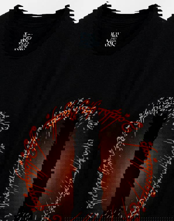 Lord Of The Rings Mens Black Mordor Short Sleeved T-Shirt