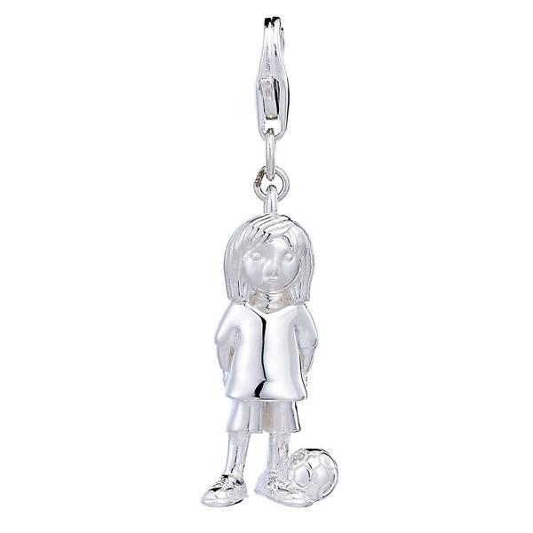 Sterling Silver Footballer Charm - MYLEE London