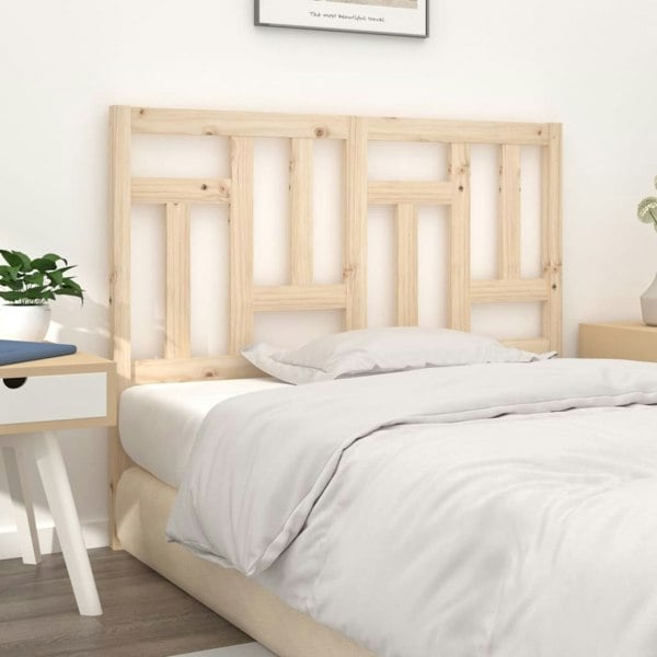 Berkfield Bed Headboard 165.5x4x100 cm Solid Wood Pine