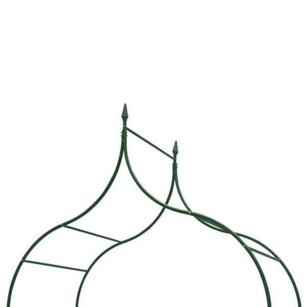 Berkfield Garden Arch Spike Design Climbing Plants Dark Green
