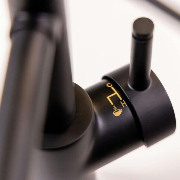 Flode böjig | Multiuse Style 3 in 1 Instant Boiling Tap with Flexi Spray | Matt Black Finish