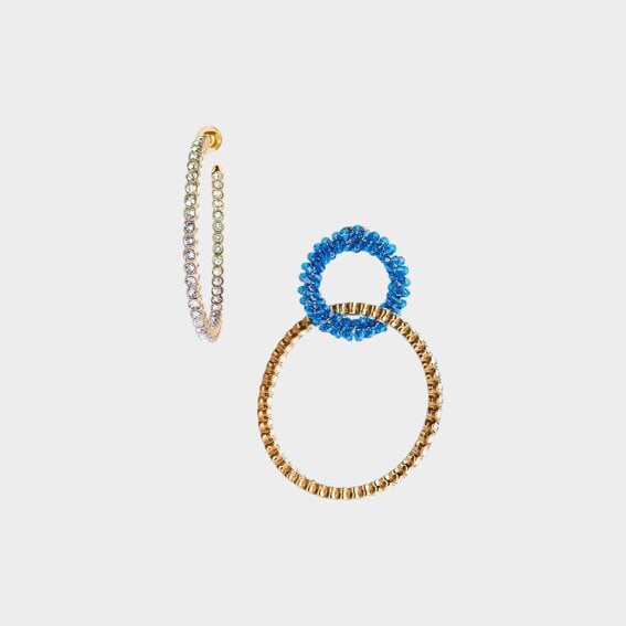 Jacquemus Les Creoles Conca Blue