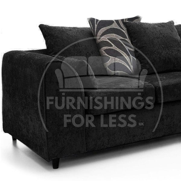Zink Chenille Fabric 3 Seater Sofa - 2