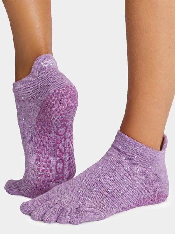 ToeSox Low Rise Full Toe Women's Yoga Grip Socks