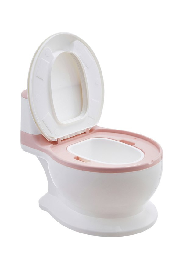 Living and Home Comfortable PVC Seat Cushion Pink Plastic Training Potty Seat for Toddlers