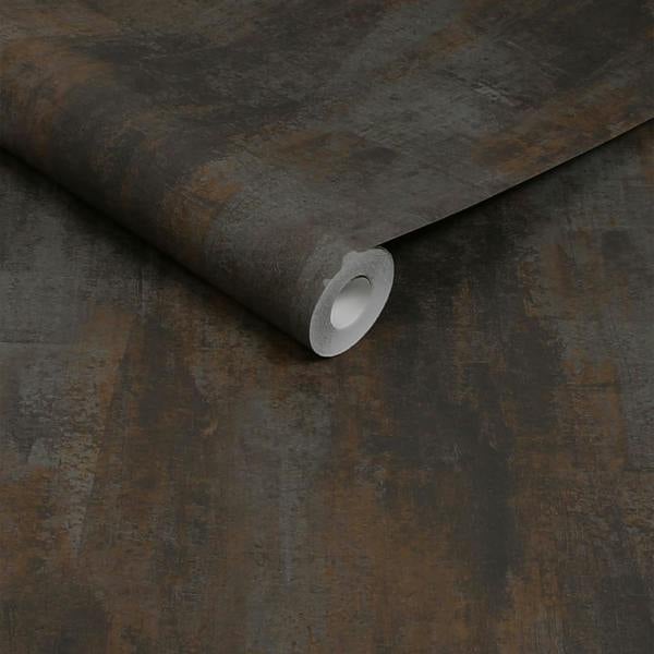 Abigail Ahern Oxidized Opulence Wallpaper | Charcoal