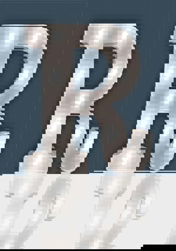 St Helens Battery Operated 3D LED Letter R Light