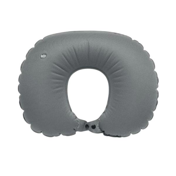 MidOcean Inflatable Heddow Travel Pillow - Stone Grey - 