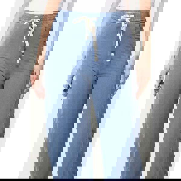 Blue Vanilla Elasticated Waistband Front Tie Stretch Trousers