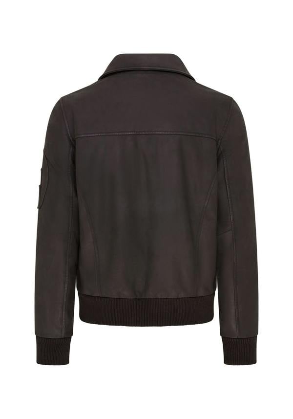 Infinity Leather Mens A2 Cowhide Leather Bomber Jacket-Eura