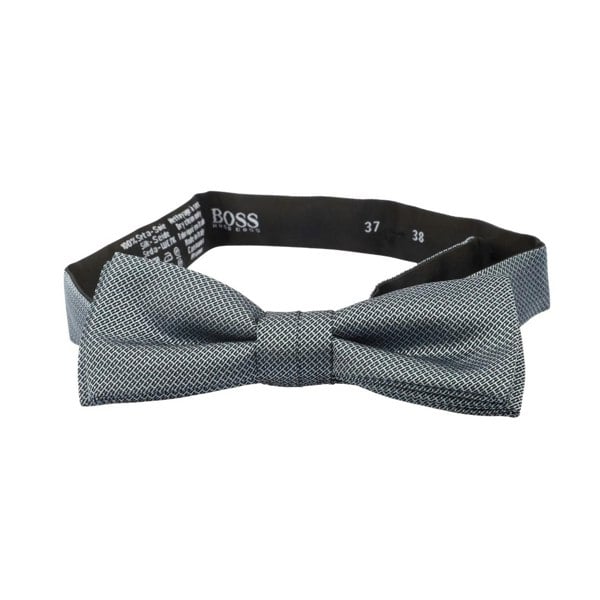 Boss Fashion Silk Bow Tie - Dark Blue