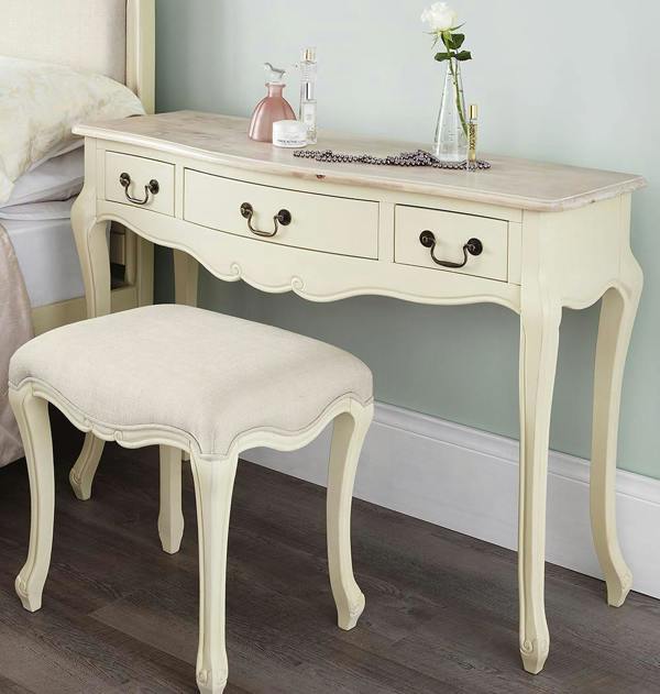 Statement Furniture Juliette Vintage Chic Dressing Table with Drawers