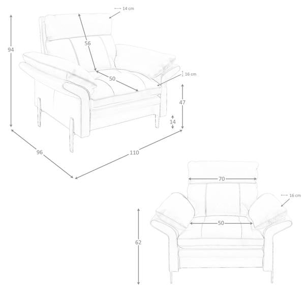 Angel Cerdá Brown Leather Armchair 5173