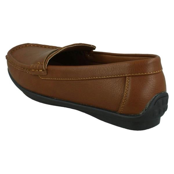 Thomas Blunt Boys Thomas Blunt Flat Slip On Smart Loafer Shoes N1155