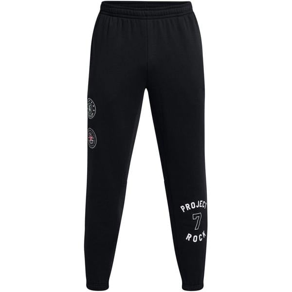 Under Armour Mens Project Rock Joggers - Black - 