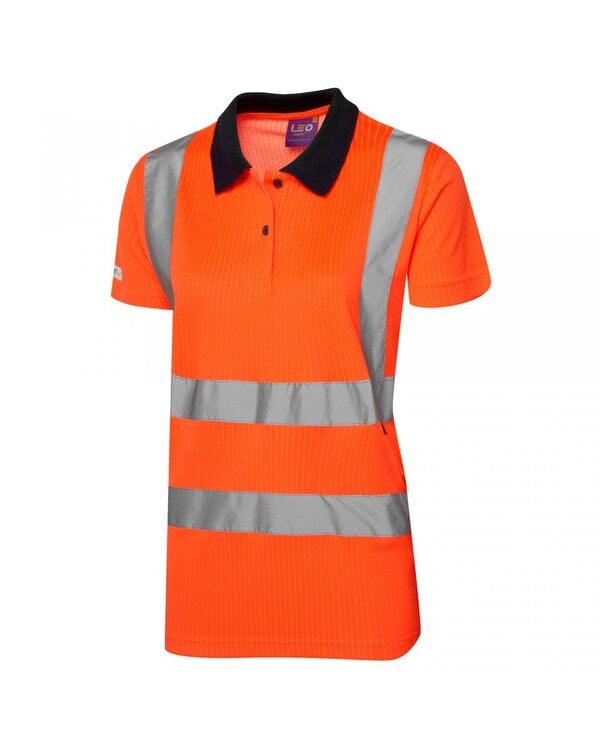 Leo Workwear Lana Ladies EcoViz Polo Shirt