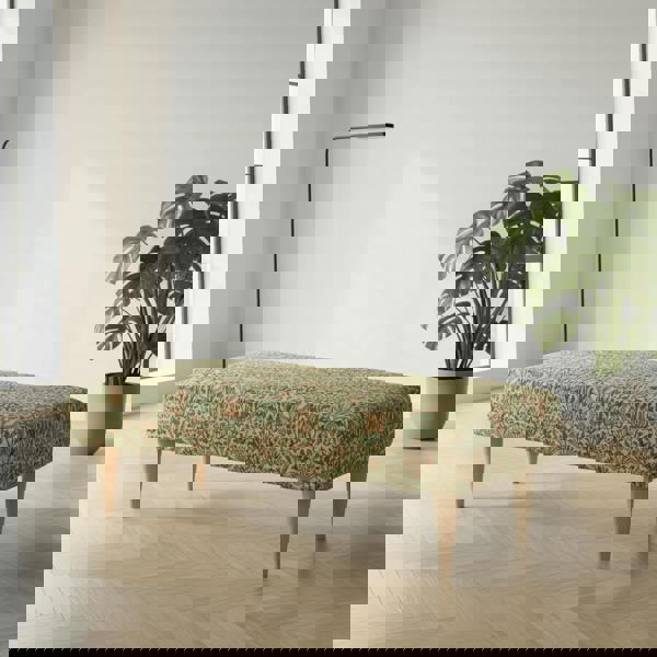 ISTOOLS Classic British Style Stitched Lid Ottoman – Multi - Functional Storage Bench & Coffee Table - ISTOOLS