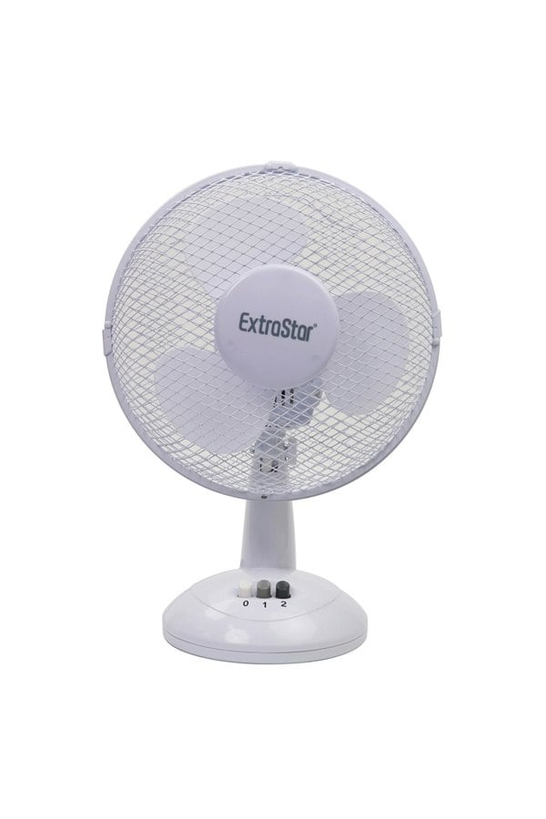 Living and Home 9 inch Mini Table Fan, 20W, White