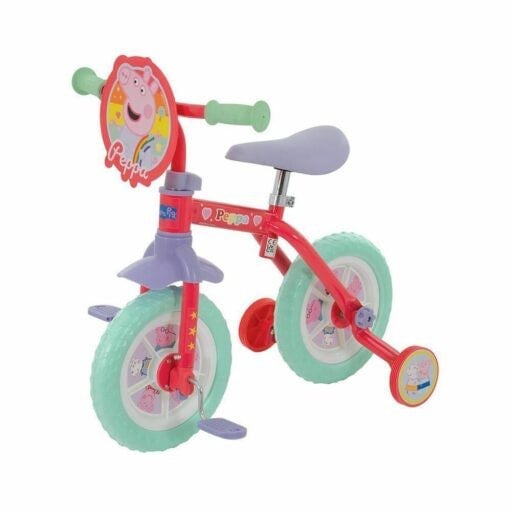 Peppa Pig My First 2-in-1 10in Training Bike