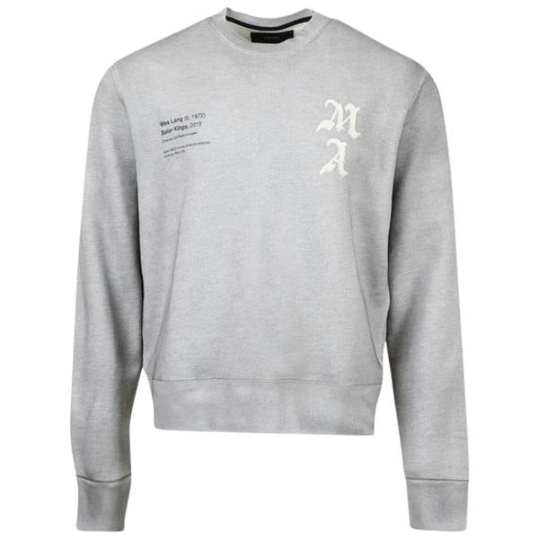 Amiri Wes Lang Solar Kings Crew Heather Grey