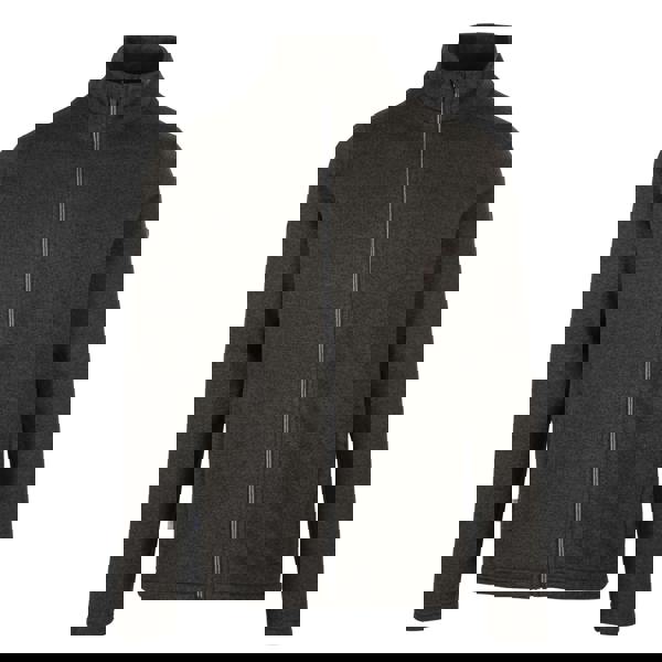 Trespass Mens Rundel Marl Fleece Jacket - Dark Grey Marl - 