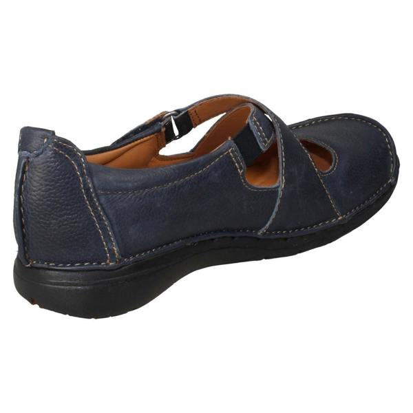 Clarks Ladies Unstructured by Clarks Hook and Loop Casual Shoes Un Loop Strap