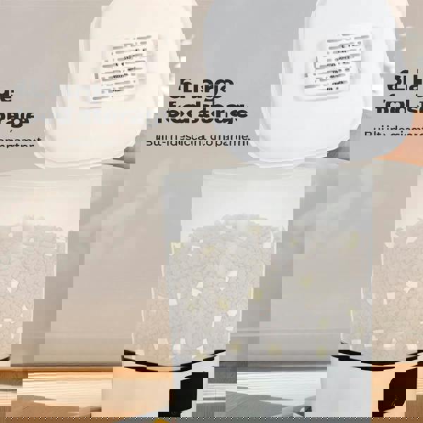 Skylos Dog Feeder Food Automatic Dispenser 6L Dual Bowl APP Timer Portal Contol