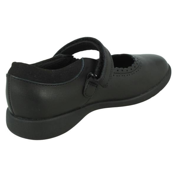 Clarks Girls Clarks Scalloped Edge Mary Jane School Shoes Etch Pure K