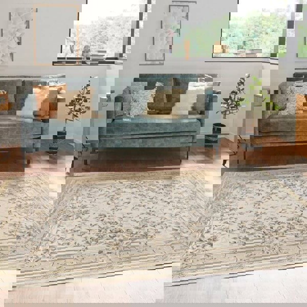 The Rugs Floral Fringed Oriental Rug - Elegant Design