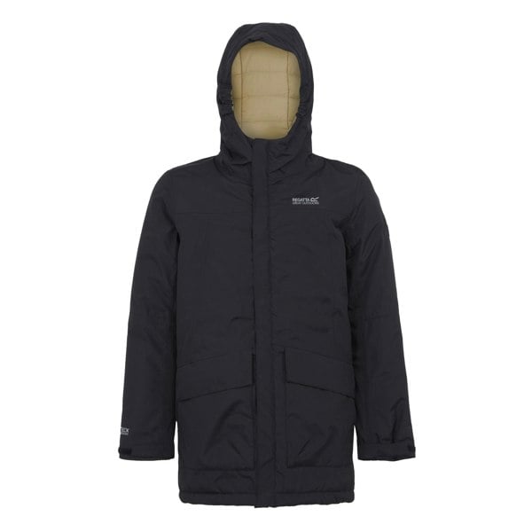 Regatta Childrens/Kids Farbank Ski Jacket - Black/Oat